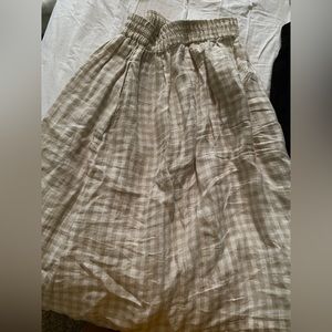 NPL lightweight sand gingham sion Med.